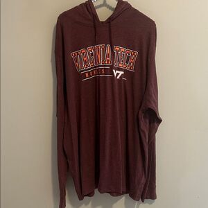 Rivalry Threads Men’s Virginia Tech Hokies Thin Hoodie. Size 2XL NWT